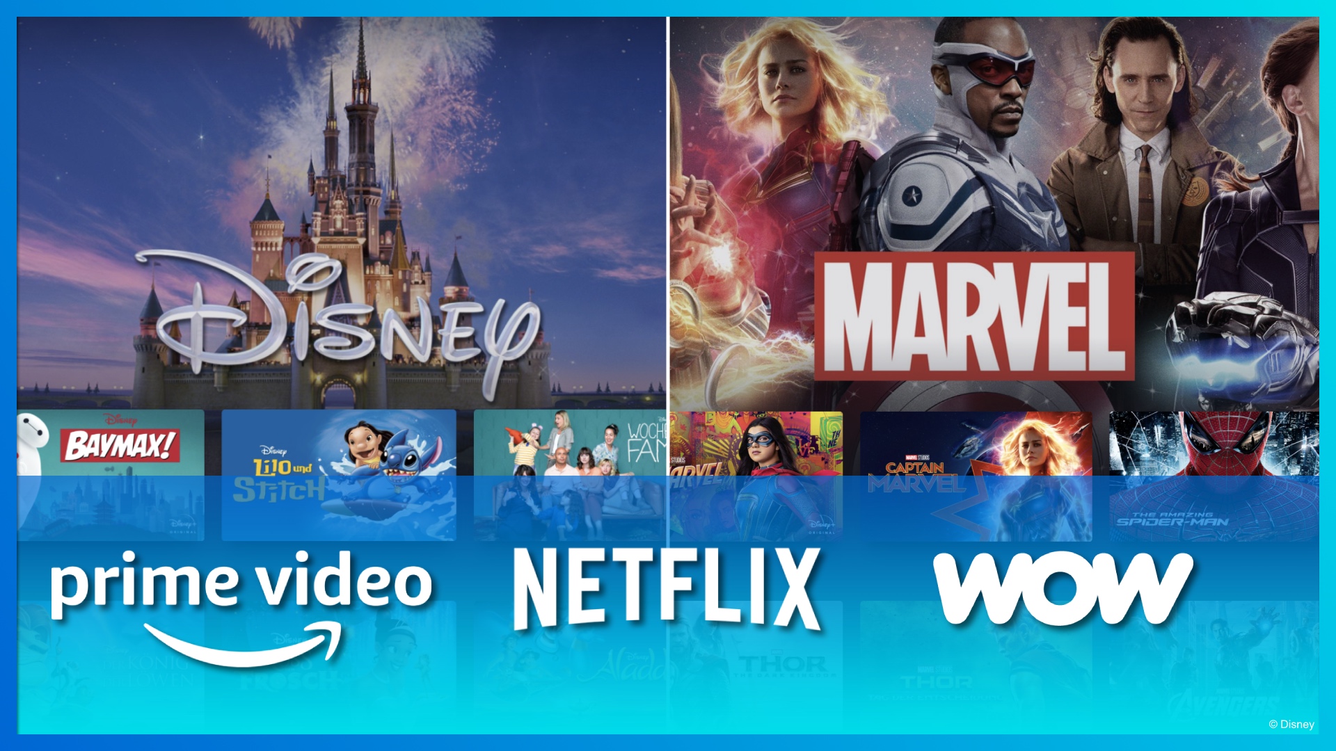 Es gibt nicht nur Disney+ – Diese Disney und Marvel Filme und Serien findet  ihr auf Prime Video, Netflix und WOW | DisneyCentral.de – dein Disney Fan  Portal
