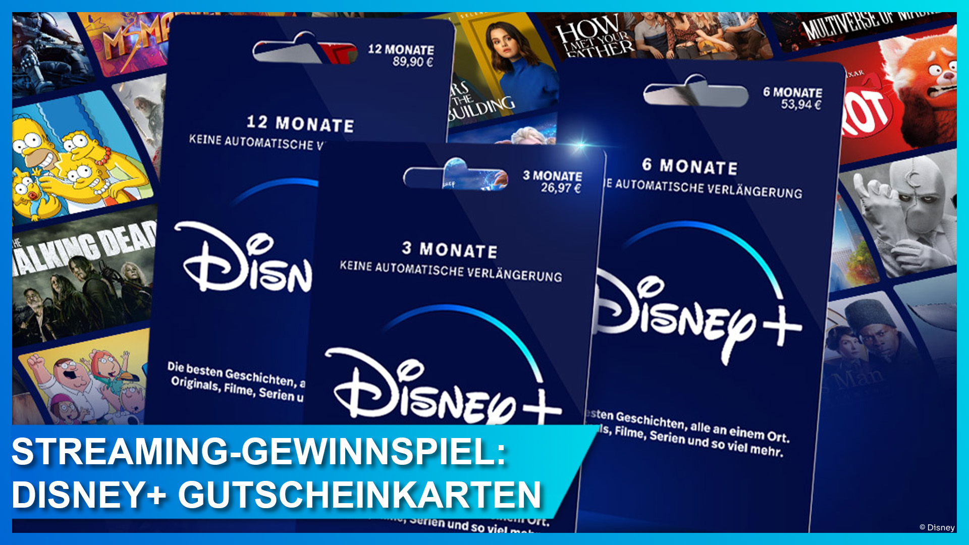 Gewinnspiel zum Streaming-Sommer: Wir verlosen Gutscheinkarten für 3 Monate  Disney+! | DisneyCentral.de – dein Disney Fan Portal